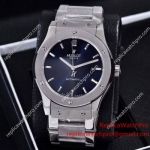 Replica Hublot Blue Face Geneve Stainless Steel 41mm Mens Watches